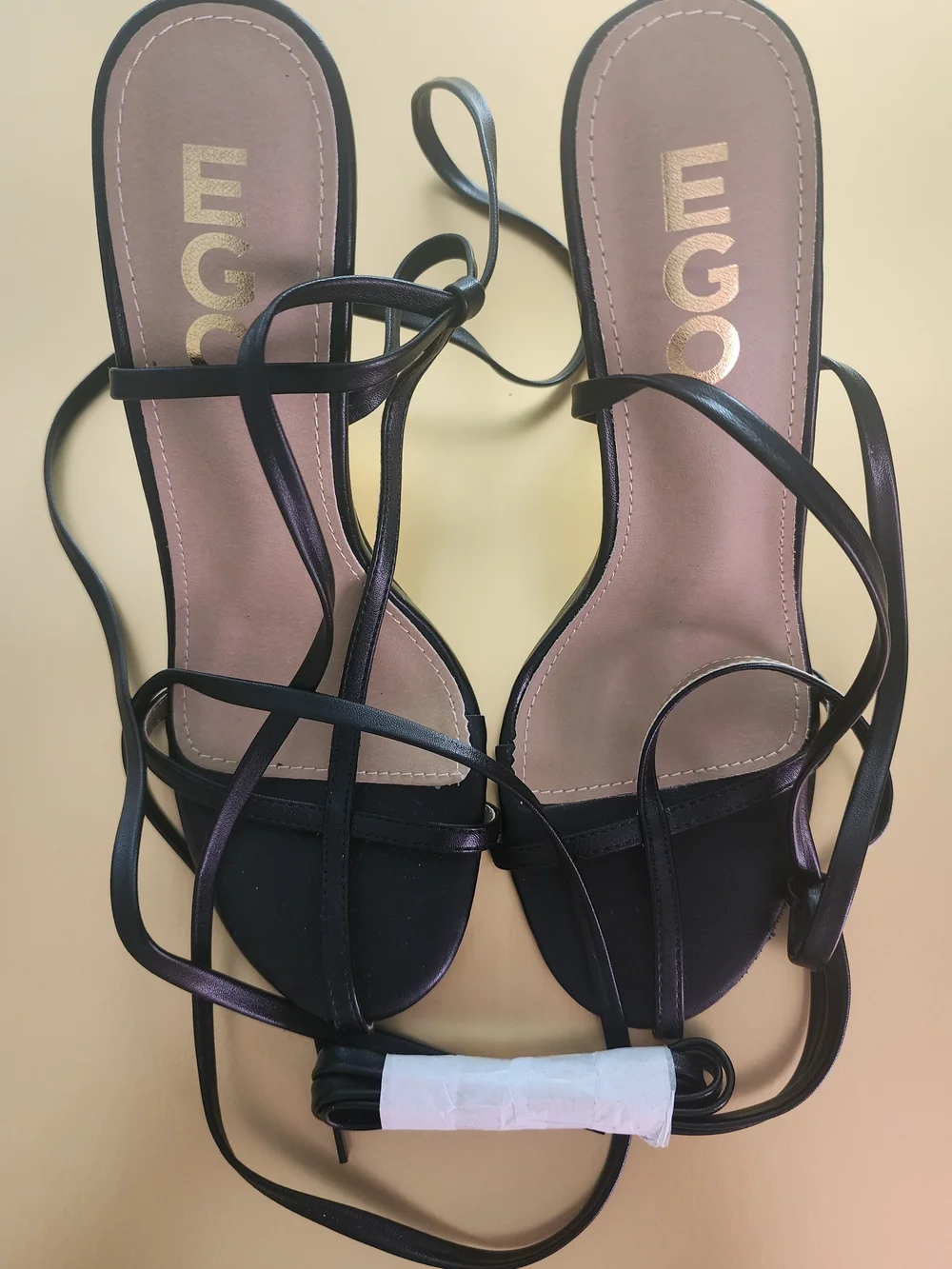 Black Leather Knee-High Riding Boots - Picture 3 of 16